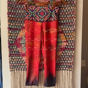 Onzie Red and Black Patterned Leggings